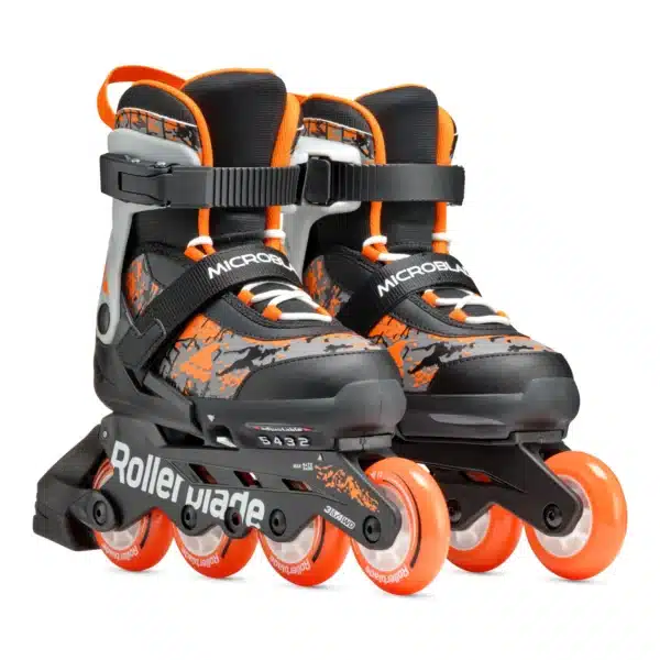 Rollerblade Microblade SL Schwarz/Orange – Bild 6