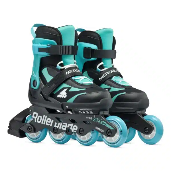 Rollerblade Microblade schwarz/Hell Blau – Bild 7