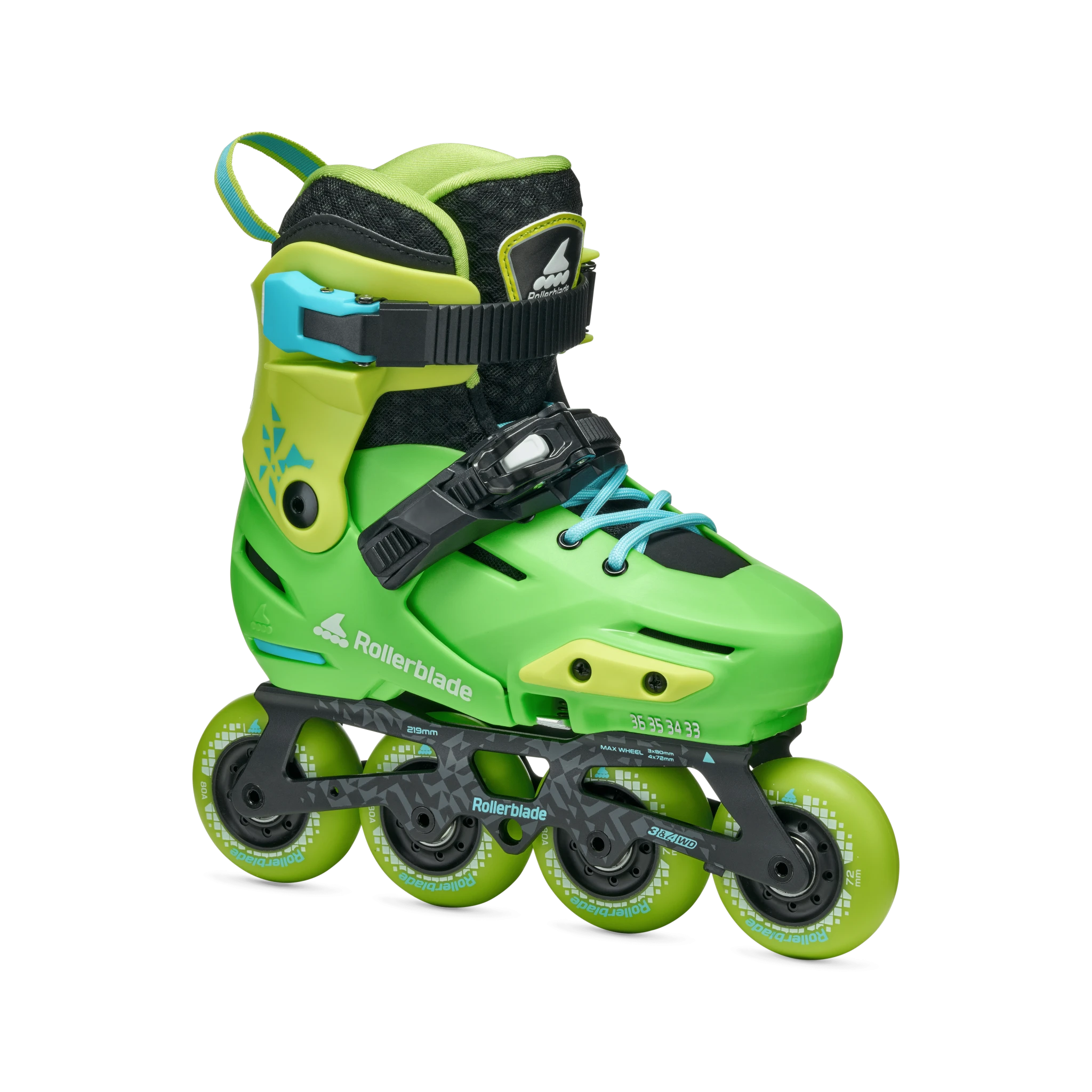Rollerblade APEX - Kinderskate grün/lime